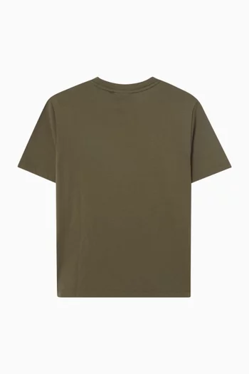 EA7 Logo T-shirt in Cotton