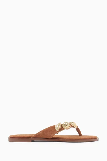 Jessie Thong Sandals in Suede