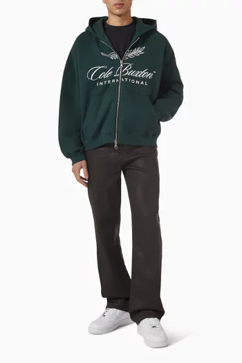 International Zipped Hoodie