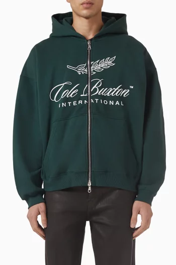 International Zipped Hoodie