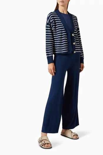 Fine Gauge Pants in Cotton Blend