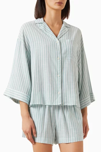 Nautico Short Pyjama Set in ECOVERO™ Viscose & Cotton
