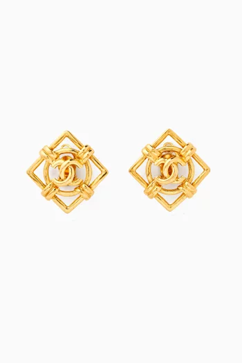 CC Logo Clip-on Earrings