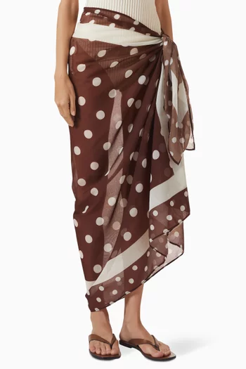 Ruby Long Sarong Pareo