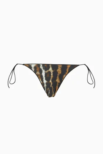 The C Bikini Briefs in Recycled-nylon