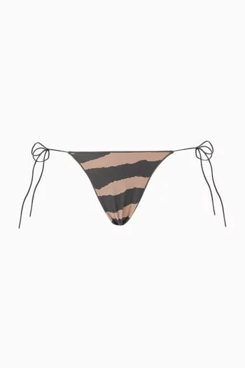 The C Bikini Briefs in Recycled-nylon
