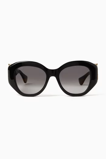 Panthere Cat Eye Sunglasses in Acetate