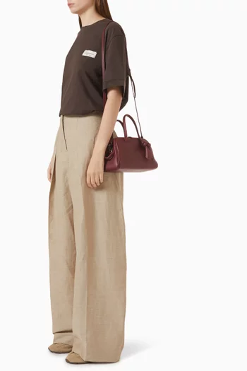 Le Petit Turismo Small Tote Bag in Grainy Leather