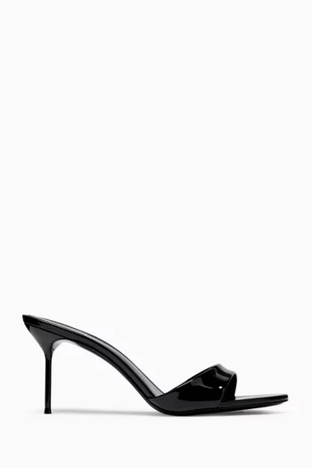 Lidia 70 Mule Sandals in Patent Leather