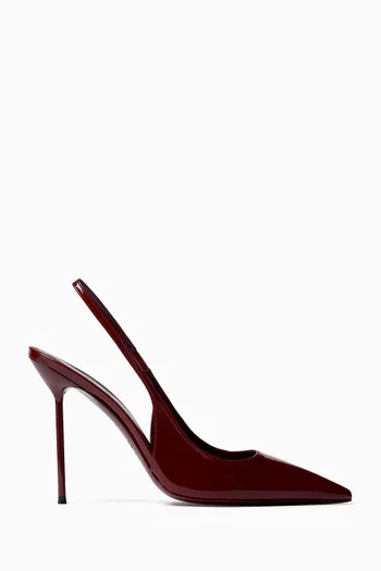 Lidia 105 Slingback Pumps in Patent Leather
