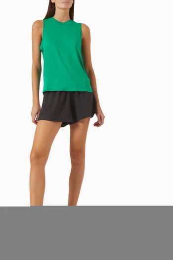 Energy Long Tank Top in Stretch Jersey