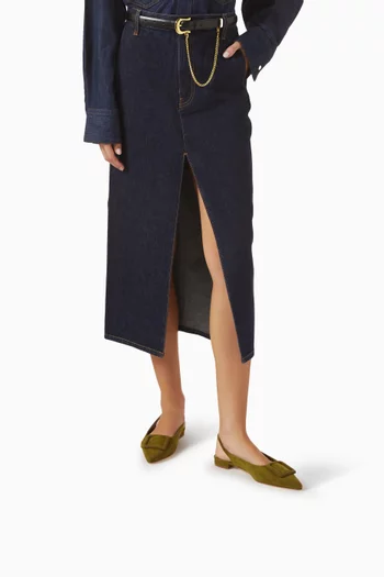 Maylura Flat Pumps in Suede