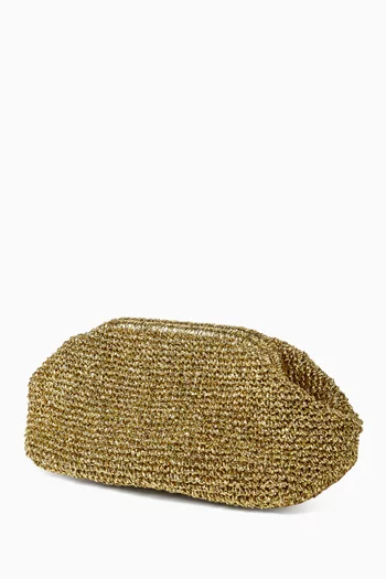 Breeze Clutch Bag in Paper-raffia