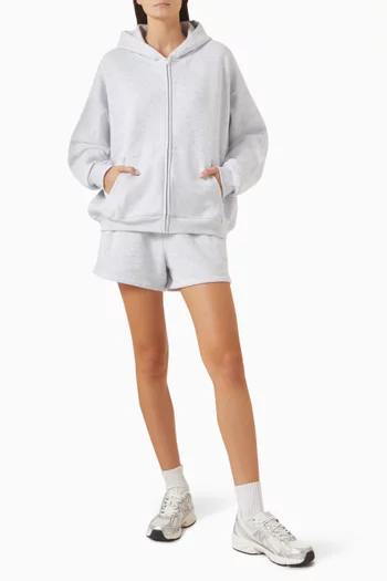 Cotton Fleece Classic Zip-up Hoodie
