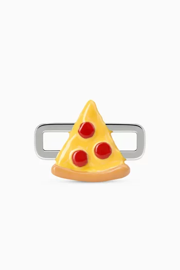 The Pizza Charm in Sterling Silver