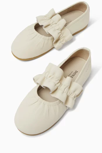 Iffie Ballet Flats in Leather