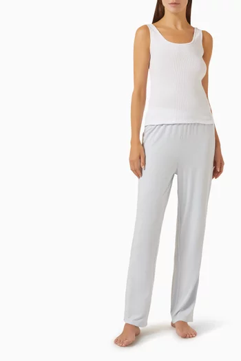 Scoop Neck Tank Top in Cotton, Set of 3