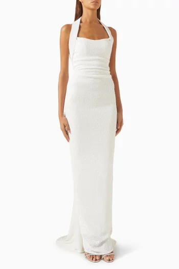 Sequin-embellished Gown