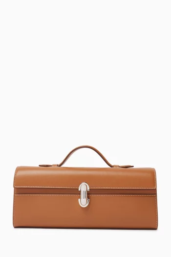 Slim Symmetry Pochette Bag in Smooth Leather