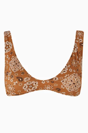 Signature Swim Plunge Triangle Bikini Top