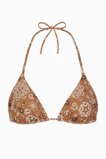 Signature Swim Triangle Bikini Top