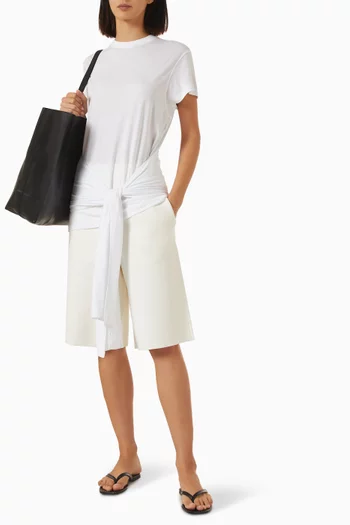 Knit Shorts in Viscose Blend