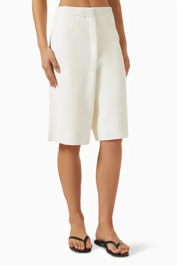 Knit Shorts in Viscose Blend