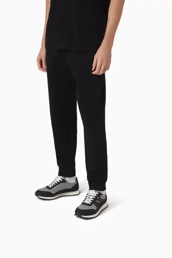 Drop Side Logo Sneakers in Mesh