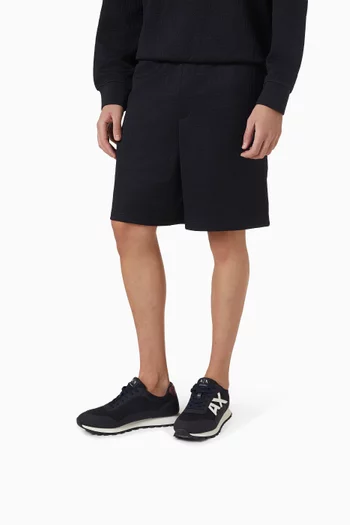 Drop Side Logo Sneakers in Mesh
