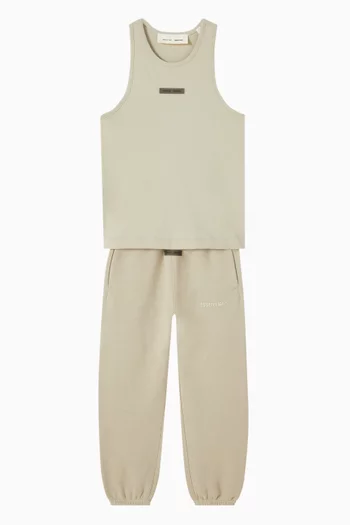 Logo Tank Top in Cotton