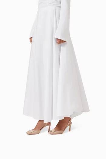 Trompette Slingback Pumps in Patent Leather