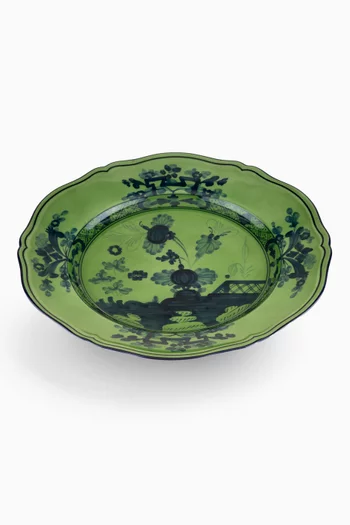 Antico Doccia Flat Dinner Plate in Porcelain, 26.5cm