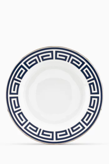 Round Flat Plate in Porcelain, 30.5cm