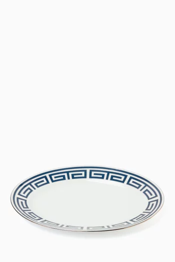 Labirinto Oval Platter in Porcelain