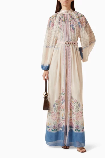 Tessella Belted Midi Dress