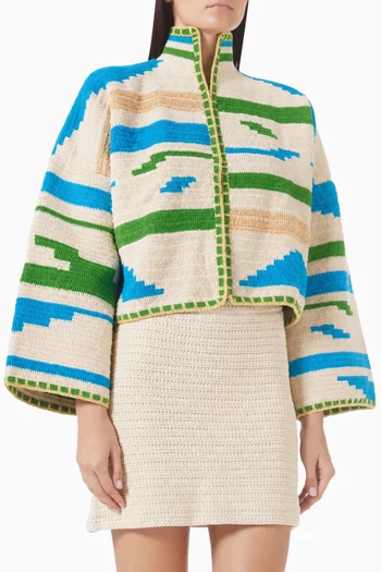 Kiona Jacket in Woven-knit