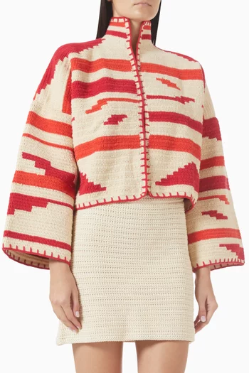 Kiona Jacket in Woven-knit