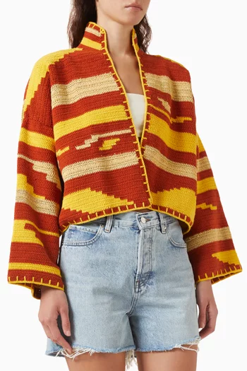 Kiona Jacket in Woven-knit