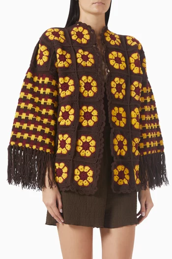 Imagine Jacket in Crochet-knit