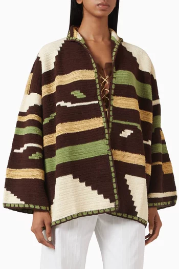 Imagine Jacket in Crochet-knit