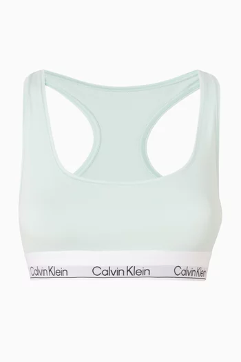 Icon Logo Bralette in Cotton-modal