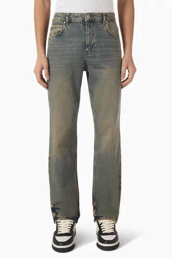 R2 Straight Leg Jeans in Denim