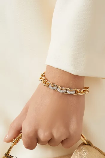 A Little Something Extra Bracelet in Gold-plated Brass