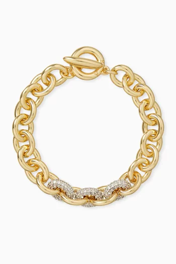 A Little Something Extra Bracelet in Gold-plated Brass