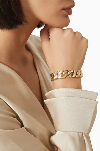Babe Link Bracelet in Gold-plated Brass