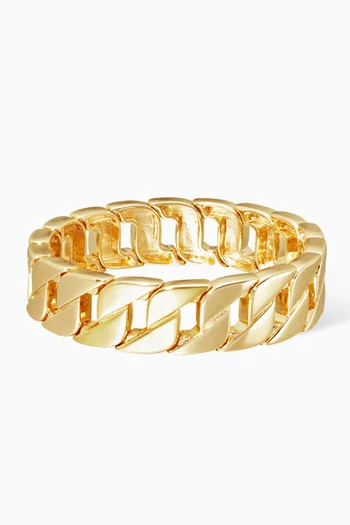 Babe Link Bracelet in Gold-plated Brass