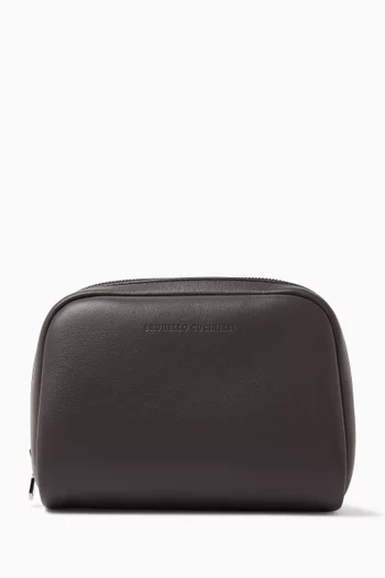 Beauty Case in Leather