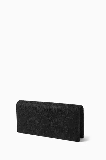 Alice Crystal-embellished Clutch in Satin