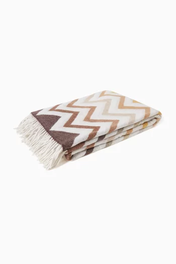 Watamu Throw in Wool-blend