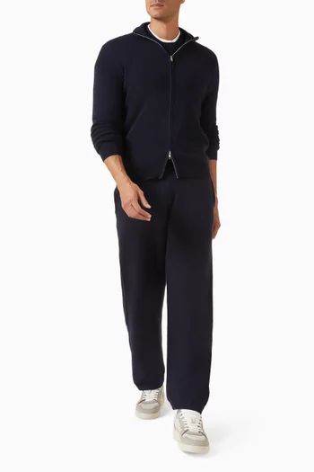 Zip Cardigan in Cashmere